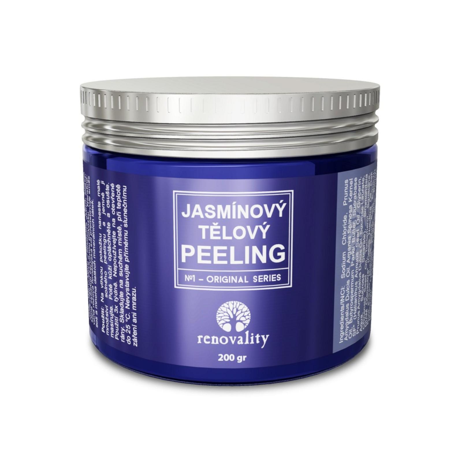 Renovality Jasmínový tělový peeling 200 g