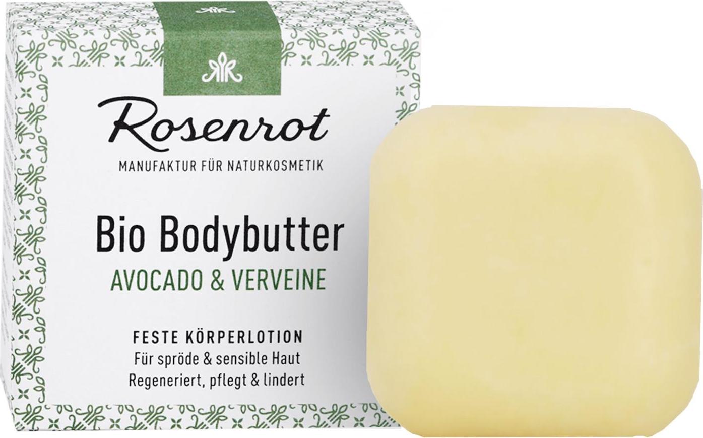 Rosenrot Naturkosmetik Organické tělové máslo avokádo a verbena 70 g