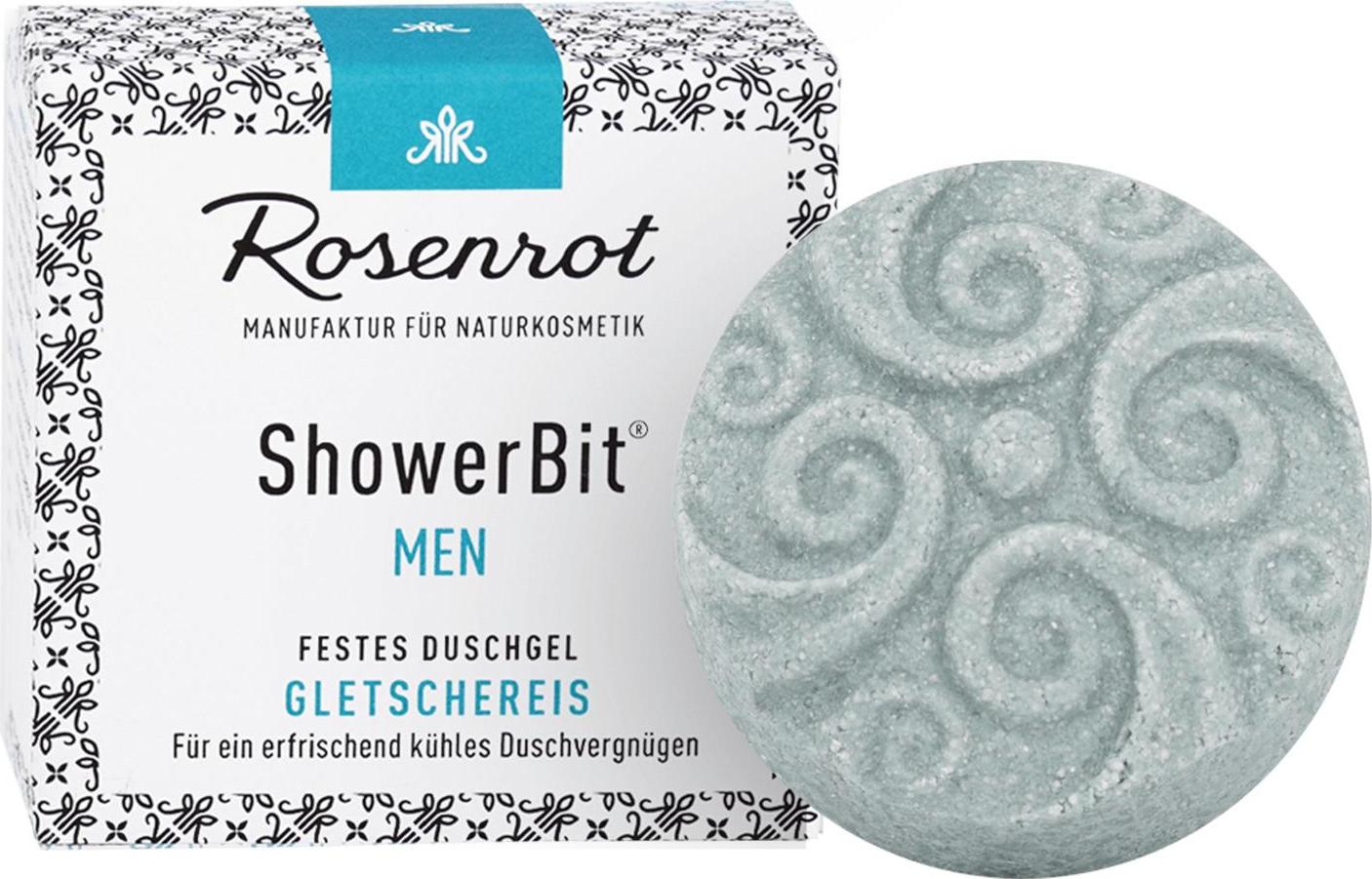 Rosenrot Naturkosmetik Tuhý sprchový gel pro muže glacier ice 60 g