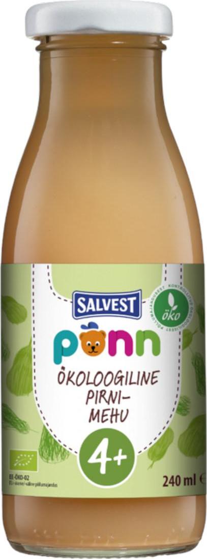 Salvest Põnn BIO Hrušková šťáva s dužinou 240 ml