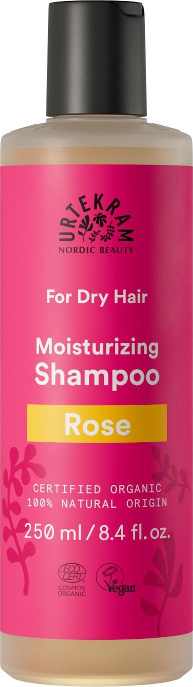Urtekram Šampon růžový na suché vlasy 250 ml