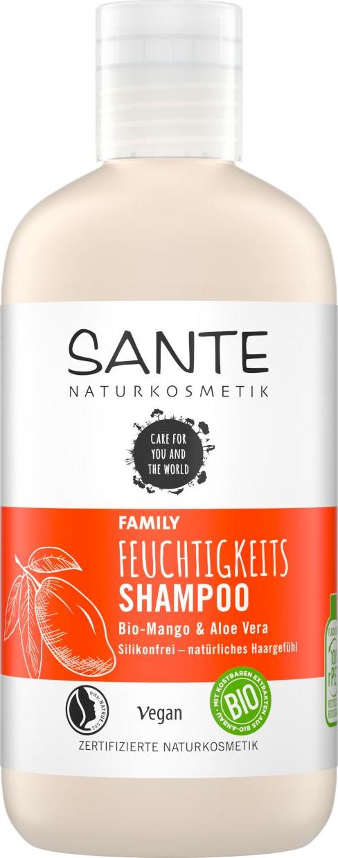 SANTE FAMILY Hydratační šampon Bio Mango & Aloe Vera 250 ml