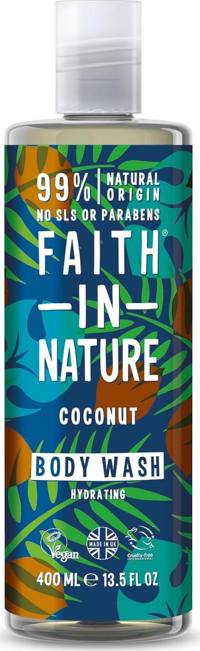 Faith in Nature Sprchový gel kokos 400 ml