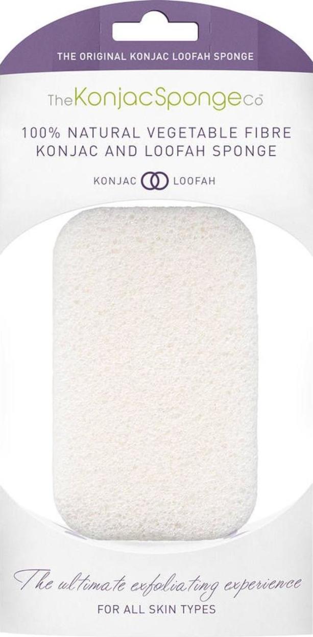 The Konjac Sponge Company Tělová houba konjac a lufa 1 ks