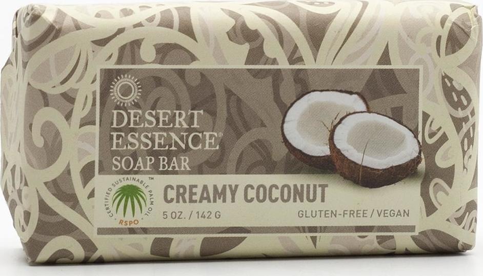 Desert Essence Tuhé mýdlo krémový kokos 142 g