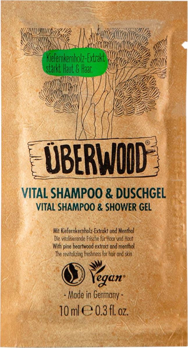 UBERWOOD Vital šampon a sprchový gel 2v1 10 ml