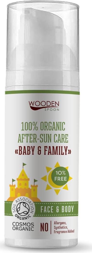 WOODEN SPOON Dětský organický olej po opalování Baby & Family 50 ml