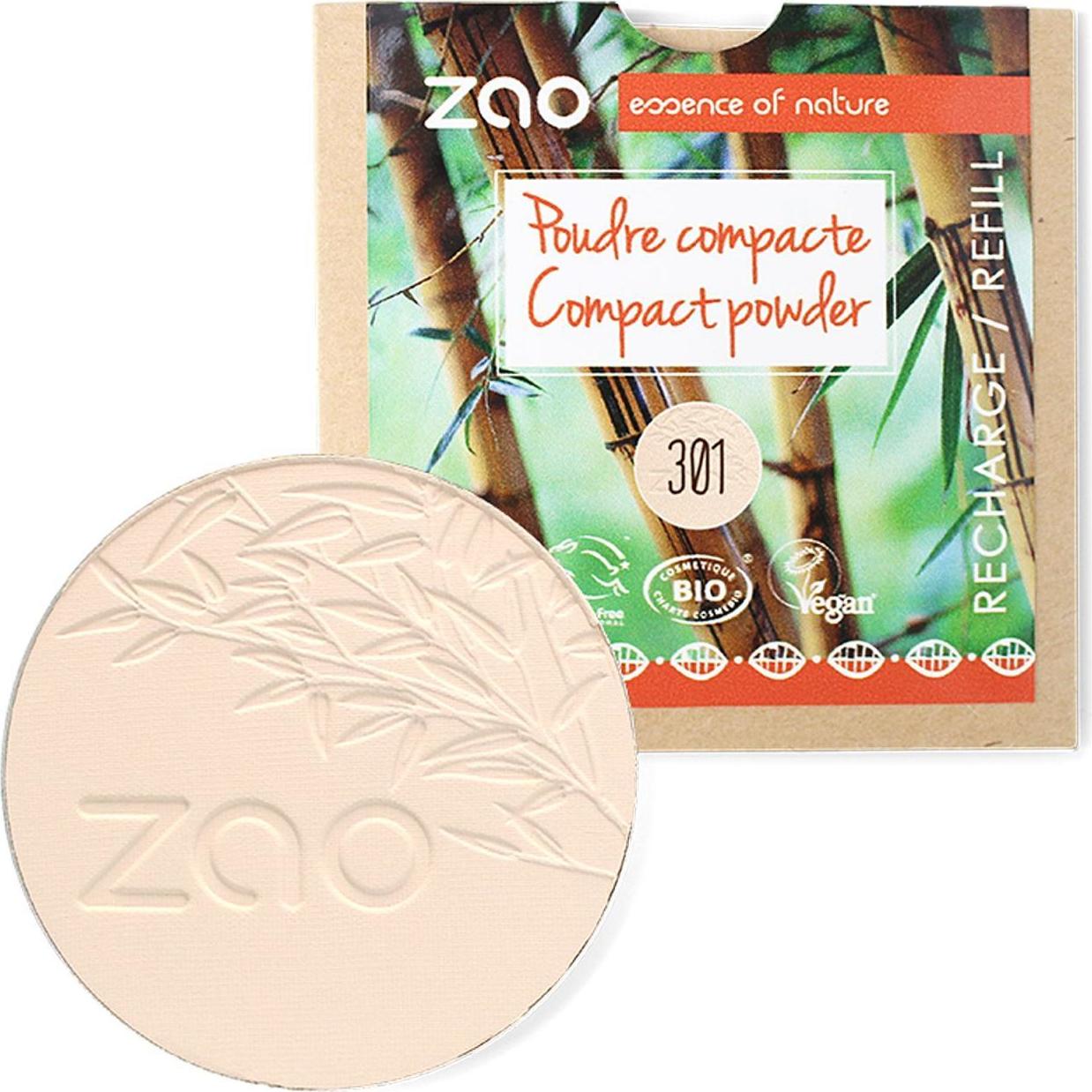 ZAO Kompaktní pudr 301 Ivory 9 g náplň