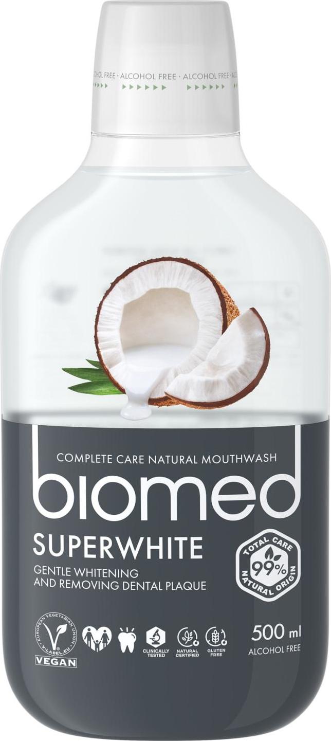 BIOMED Superwhite ústní voda 500 ml