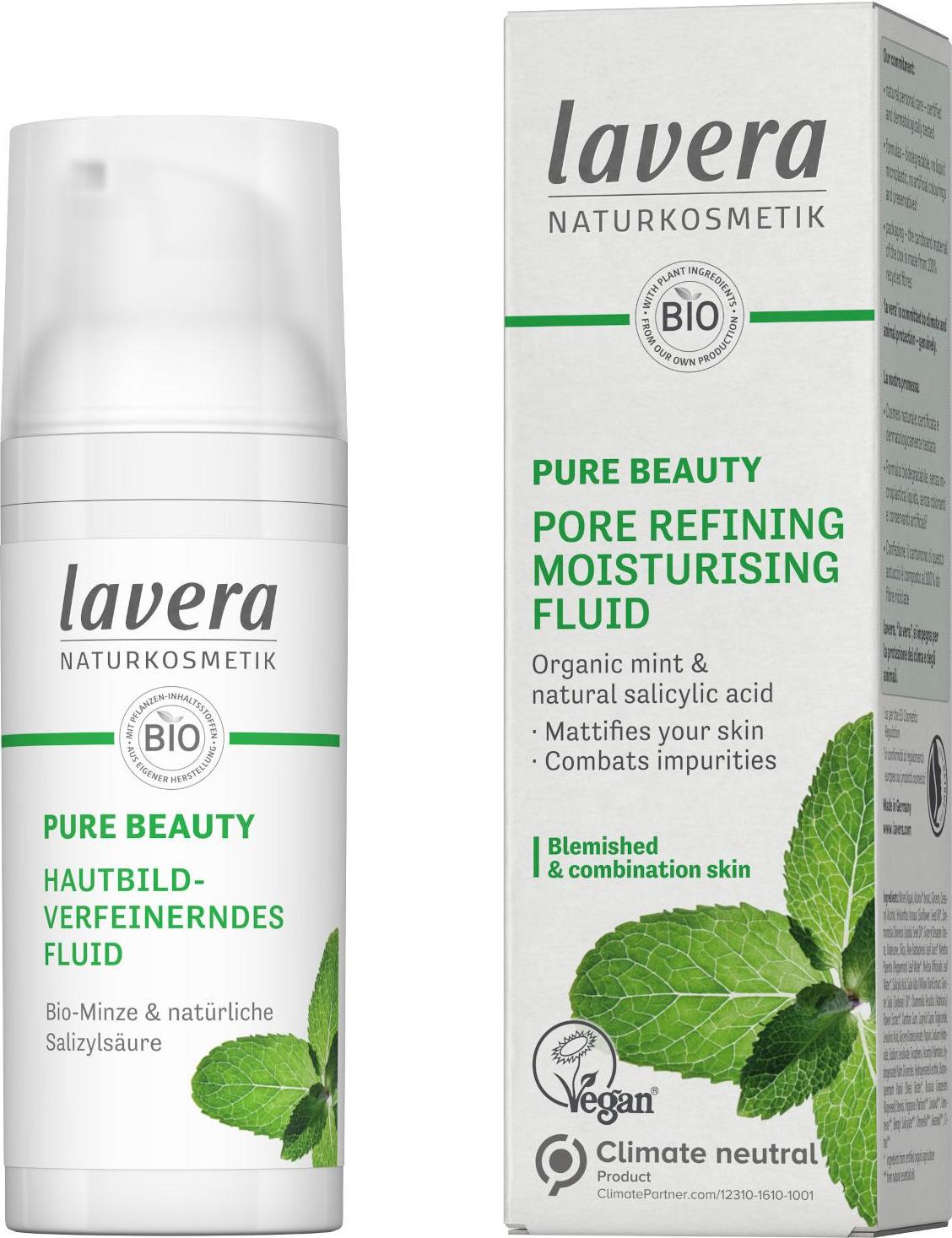 Lavera Pure Beauty Zjemňující hydratační fluid 50 ml