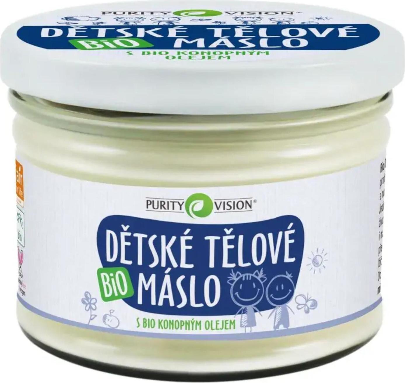 Purity Vision Bio Dětské tělové máslo 350 ml