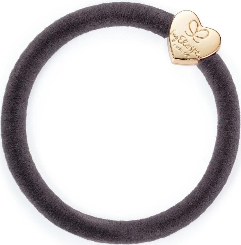 By Eloise London Gumička Velvet Gold Heart French Grey 1ks