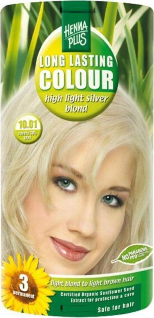 Henna Plus Dlouhotrvající barva Extra stříbrná blond 10.01 100 ml