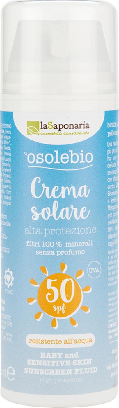 laSaponaria Opalovací krém SPF 50 BIO 125 ml