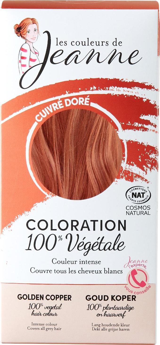 Les couleurs de Jeanne Barva na vlasy měděná zlatá 2 x 50 g