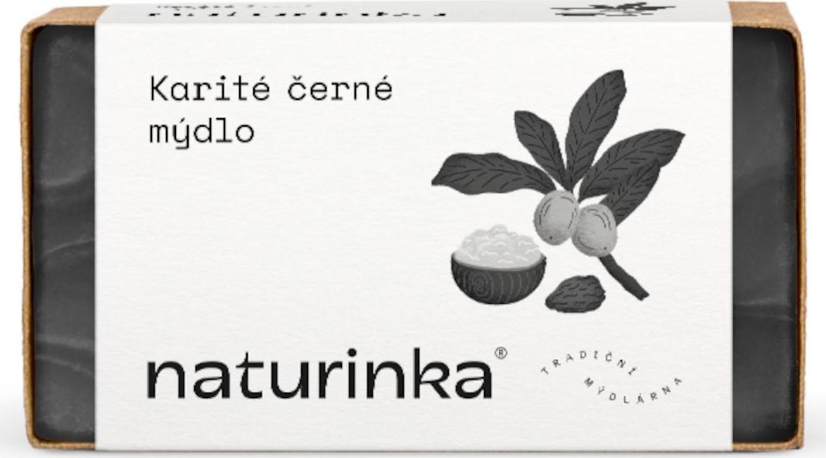 Naturinka Karité černé mýdlo 110g