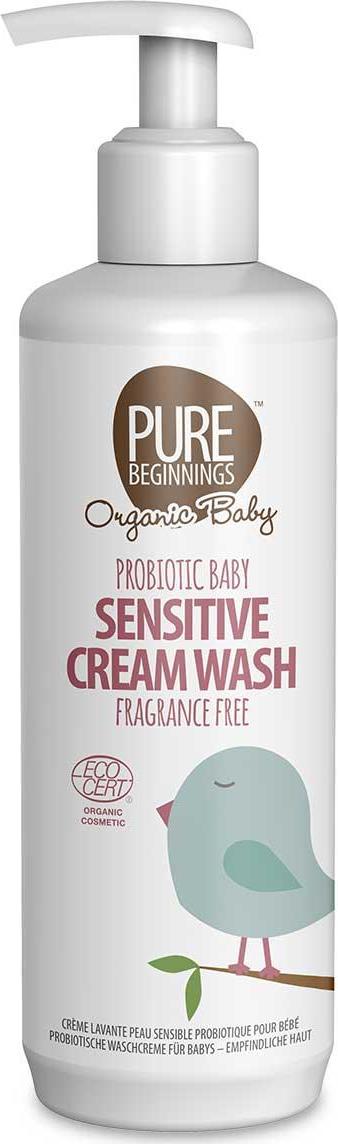 PURE BEGINNINGS Probiotic Baby Tělové mýdlo pro citlivou dětskou pokožku bez vůně BIO 250 ml