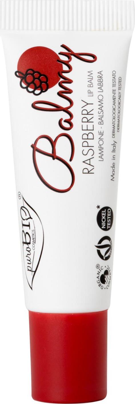 puroBIO cosmetics Balmy Balzám na rty 01 Raspberry 10 ml