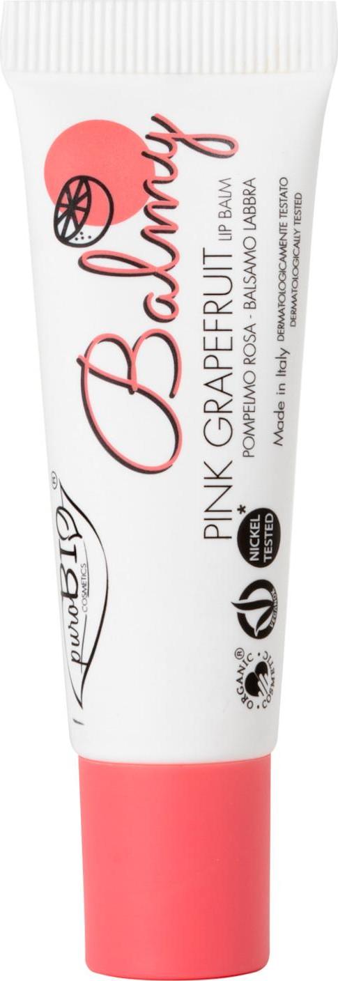 puroBIO cosmetics Balmy Balzám na rty 02 Pink grapefruit 10 ml