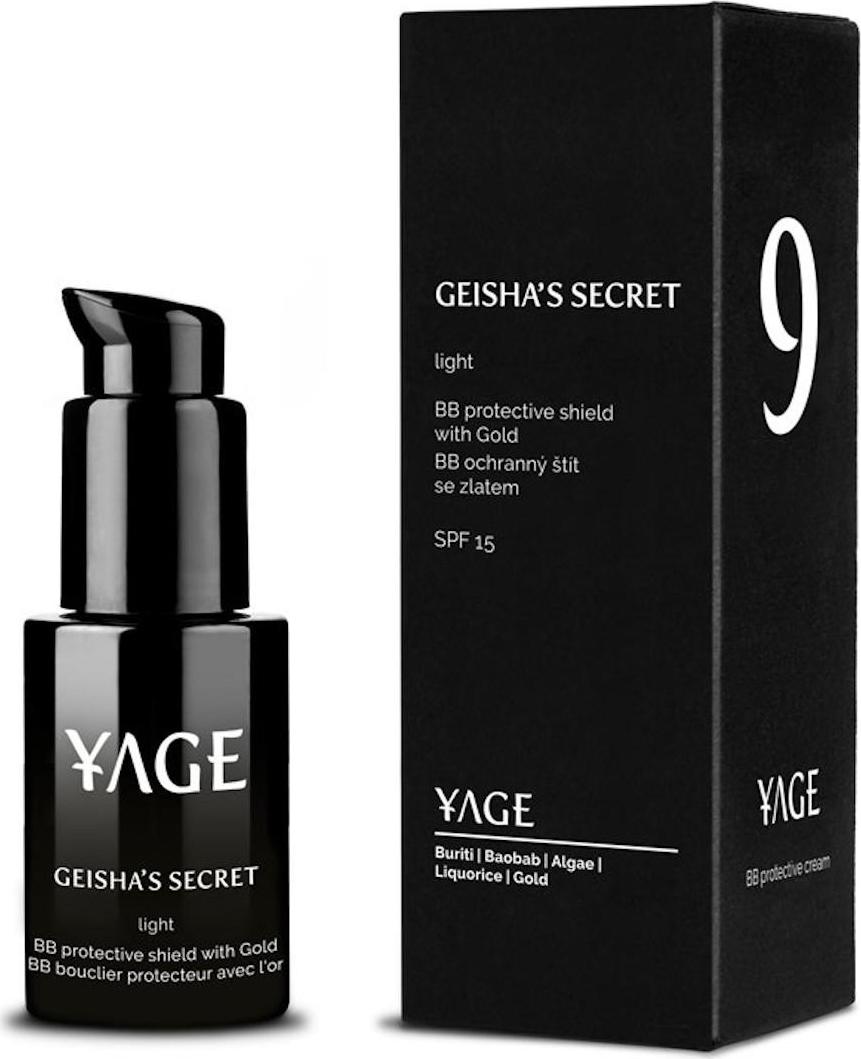 Yage Organics BB krém se zlatem a SPF 15+ Light 30 ml