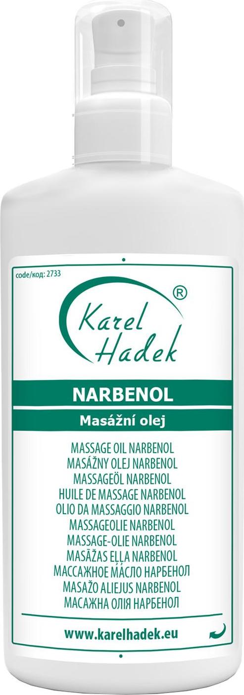 Aromaterapie Karel Hadek NARBENOL Masážní olej 20 ml