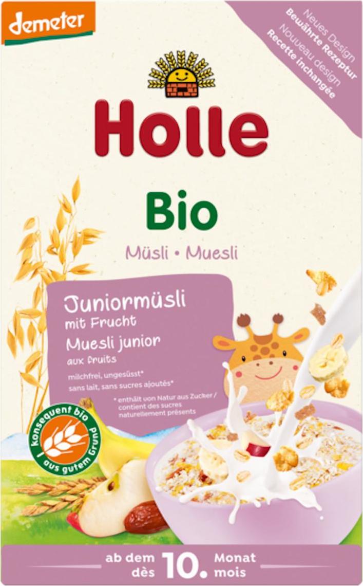 Holle Bio Junior musli 3 zrnné s ovocem 250 g