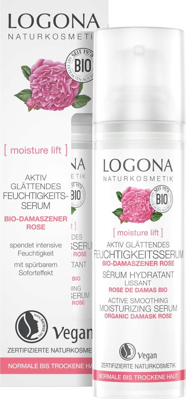 Logona Hydratační sérum s BIO damašskou růží 30 ml