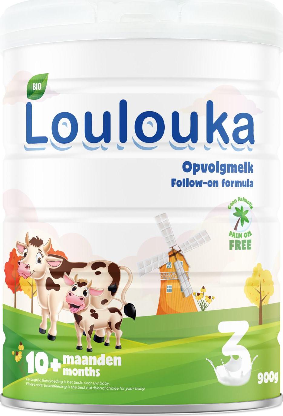 Loulouka BIO pokračovací batolecí výživa 3 900 g