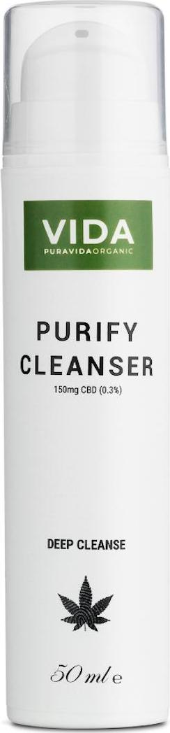 Pura Vida Organic CBD Čisticí mléko