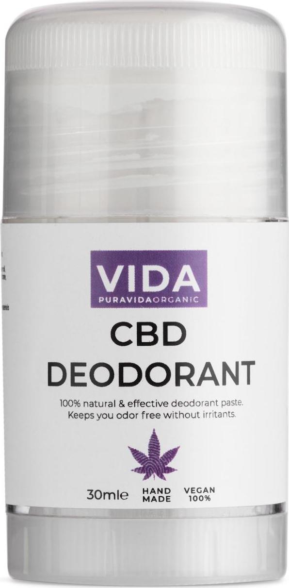 Pura Vida Organic CBD Tuhý deodorant