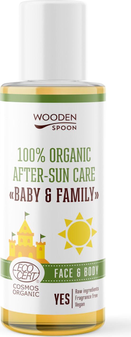 WOODEN SPOON Detský organický olej po opaľovaní Baby & Family 100 ml