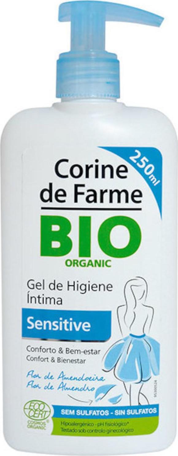 Corine de Farme Intimní gel s pumpičkou Sensitive 250 ml