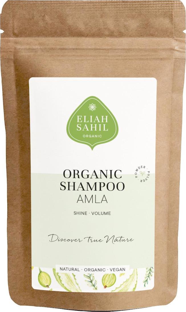 Eliah Sahil Organic Práškový šampon pro lesk a objem Amla a Shikakai 10 g