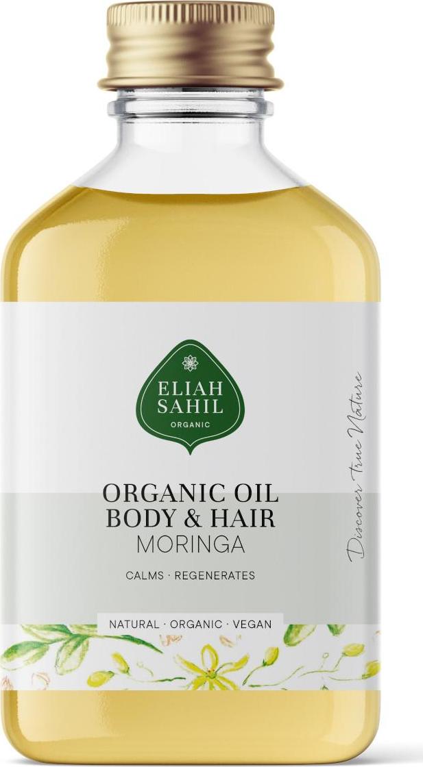 Eliah Sahil Organic Tělový a vlasový olej Moringa 100 ml