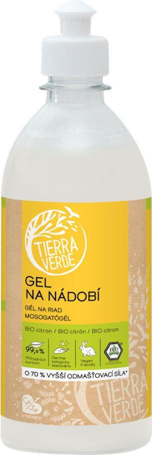 Tierra Verde Gel na nádobí BIO citron 500 ml