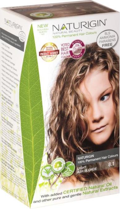 NATURIGIN Barva na vlasy Light Ash Blonde 8.1 1 ks