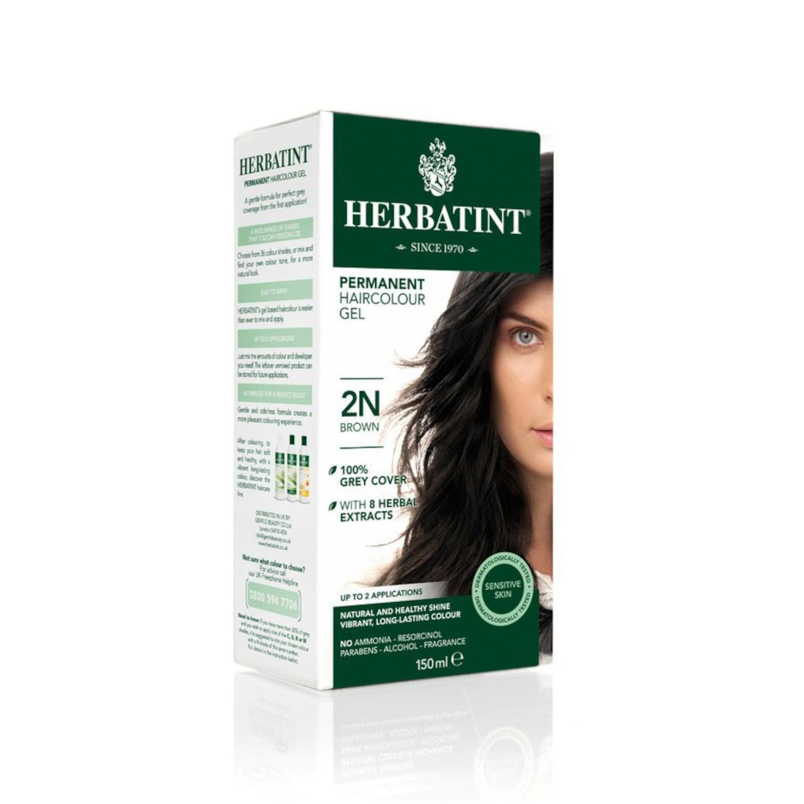 HERBATINT Permanentní barva na vlasy hnědá 2N 150 ml