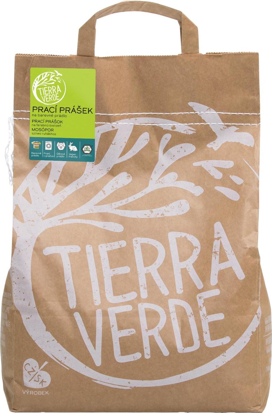 Tierra Verde Prací prášek na barevné prádlo 5 kg