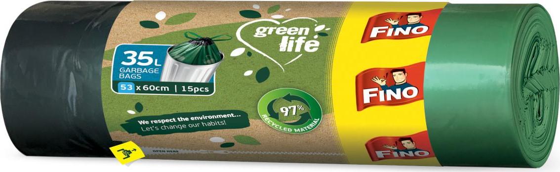 FINO LD Pytle Green Life zatahovací 35l 15 ks