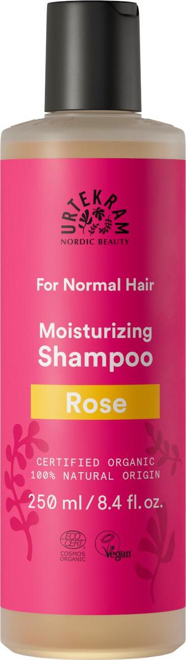 Urtekram Šampon růžový na normální vlasy 250 ml