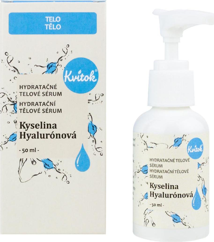 Kvitok Hydratační tělové sérum s kyselinou hyaluronovou 50 ml