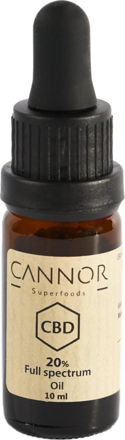 CANNOR CBD konopný olej celospektrální 20% 10 ml