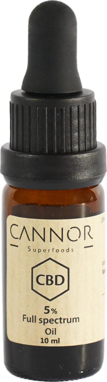 CANNOR CBD konopný olej celospektrální 5% 10 ml