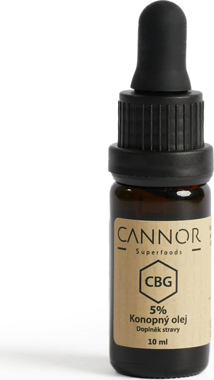 CANNOR CBG konopný olej 5% 10 ml