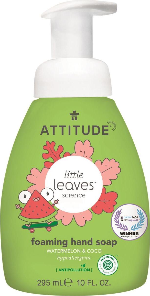 Attitude Dětské pěnivé mýdlo na ruce Little leaves s vůní melounu a kokosu 295 ml