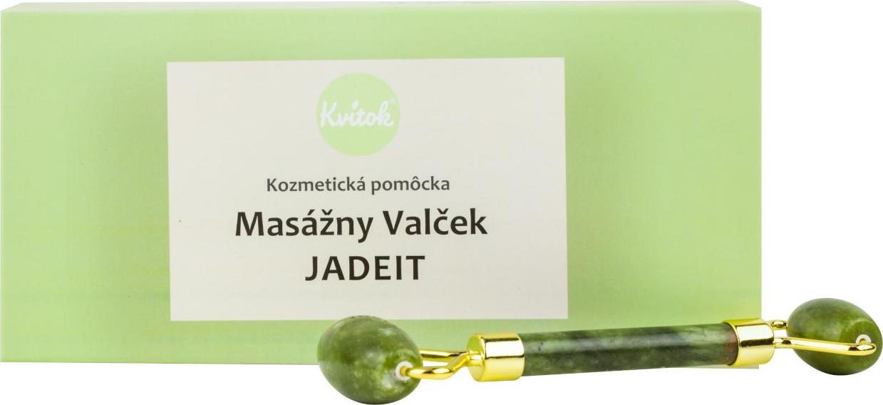 Kvitok Masážní váleček na pleť jadeit 1 ks