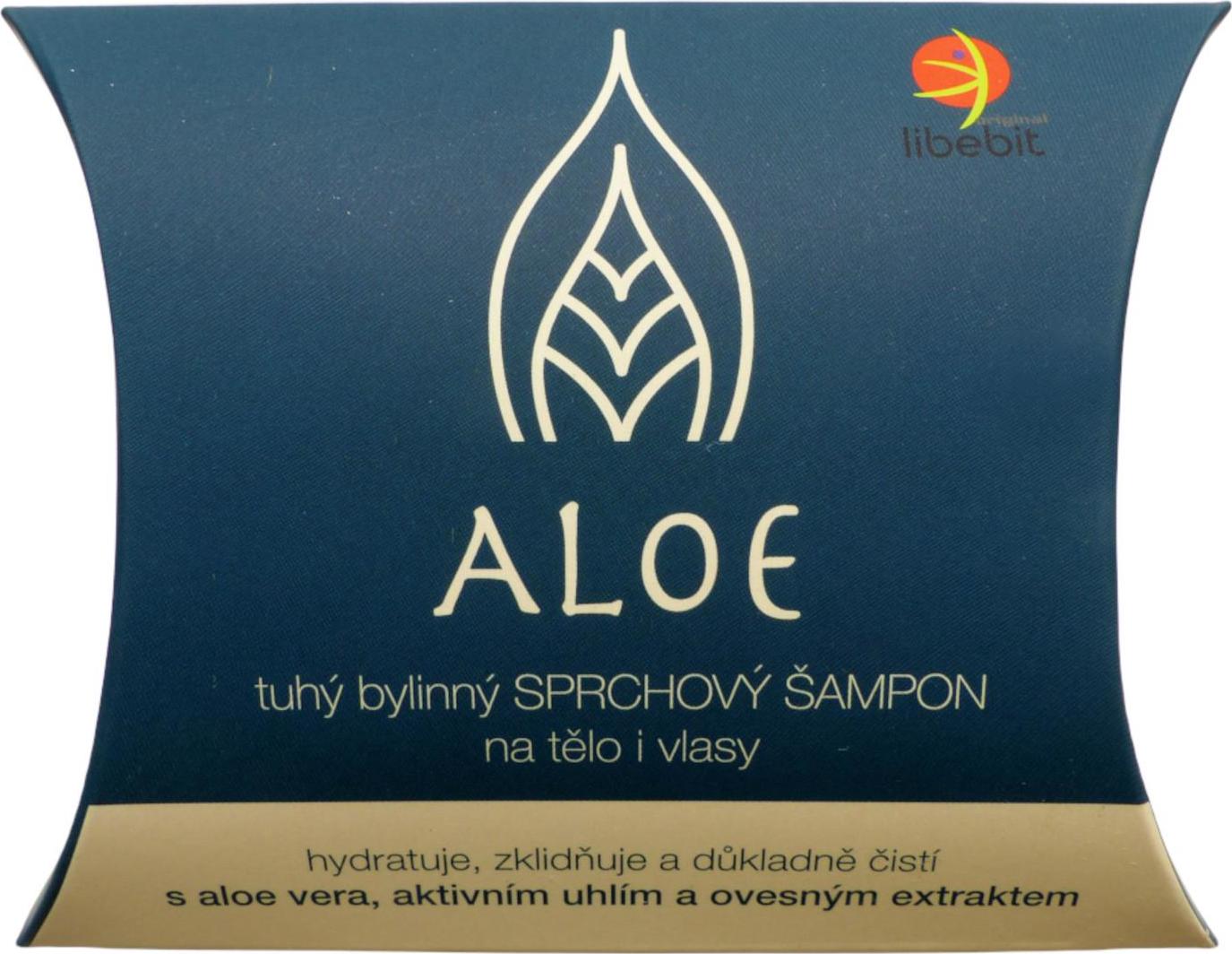 Libebit Tuhý bylinný sprchový šampon na tělo i vlasy ALOE 95 g