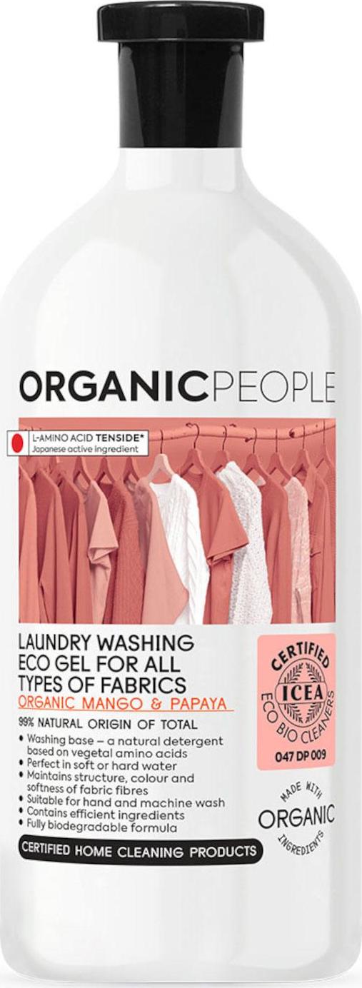 Organic People Eko prací gel na všechny typy prádla - Organické mango a papája 1000 ml