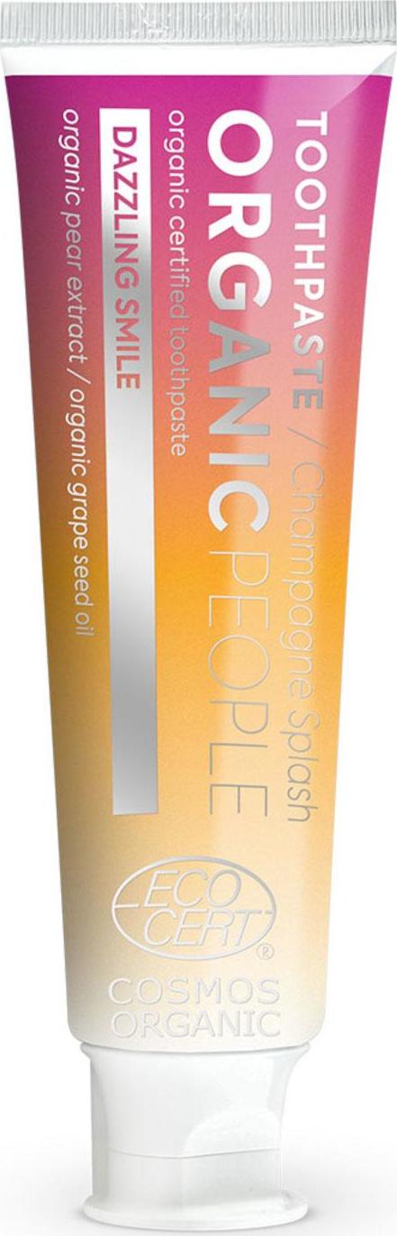 Organic People Organická certifikovaná zubní pasta Exploze šampaňského 85 g