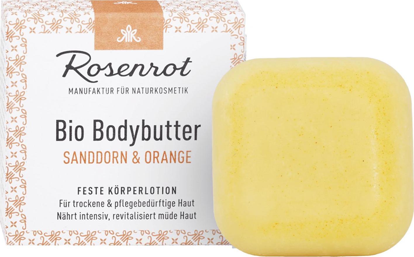 Rosenrot Naturkosmetik Organické tělové máslo rakytník a pomeranč 70 g